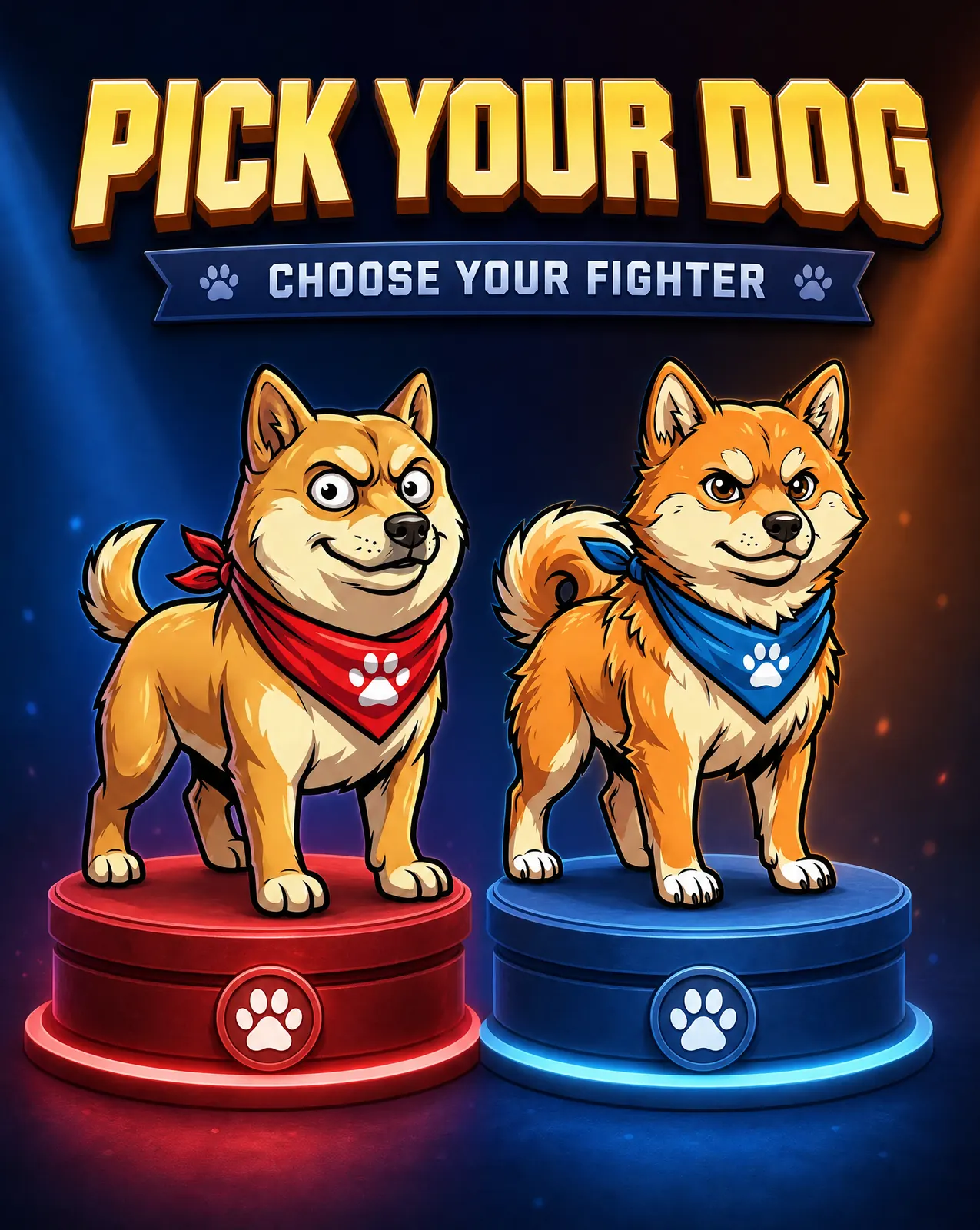 Pick your dog and join a room